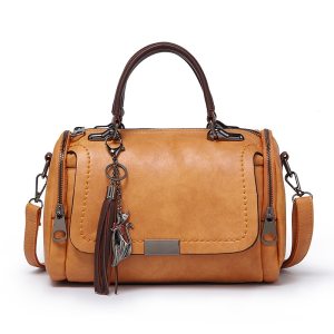 Duzeala 2021 Fashion Woman Bag for Ladies Retro PU Leather