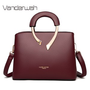 VANDERWAH  Leather Crossbody Shoulder bag