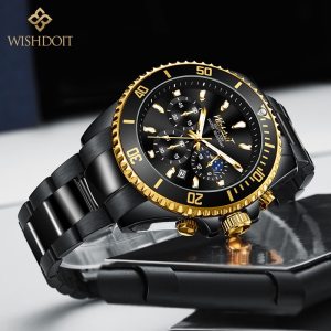 Waterproof Sports Stainless Steel Watch